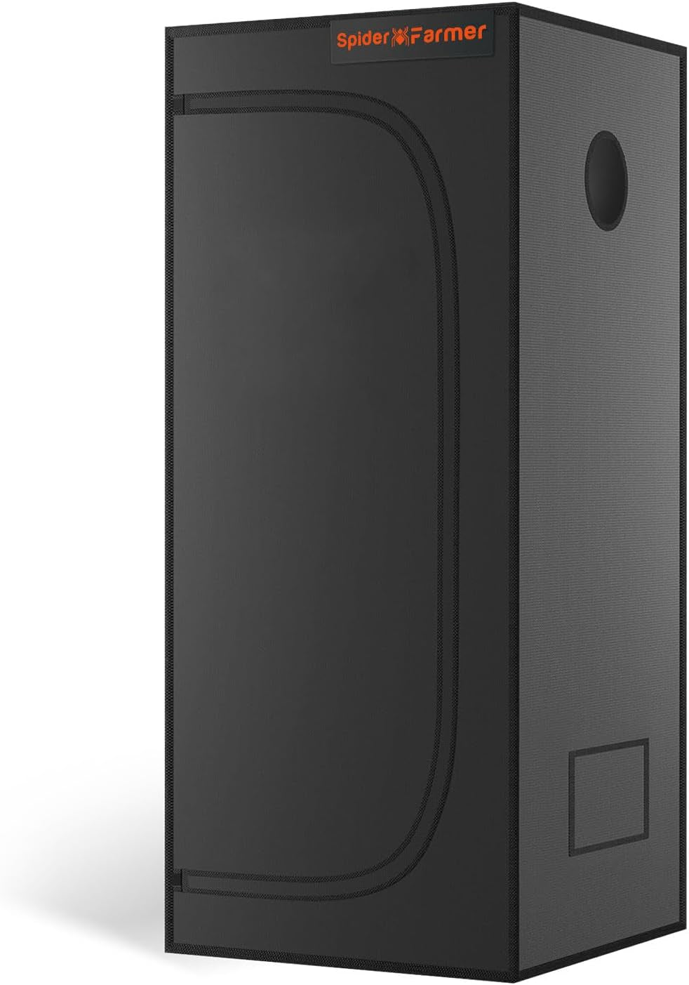 Spider Farmer Pro 70x140x200cm voksetelt med rulledør, observationsvindue, aftageligt gulvpanel, Mylar 2000D stof, til indendørs hydroponics med SF4000, G4500, SE4500