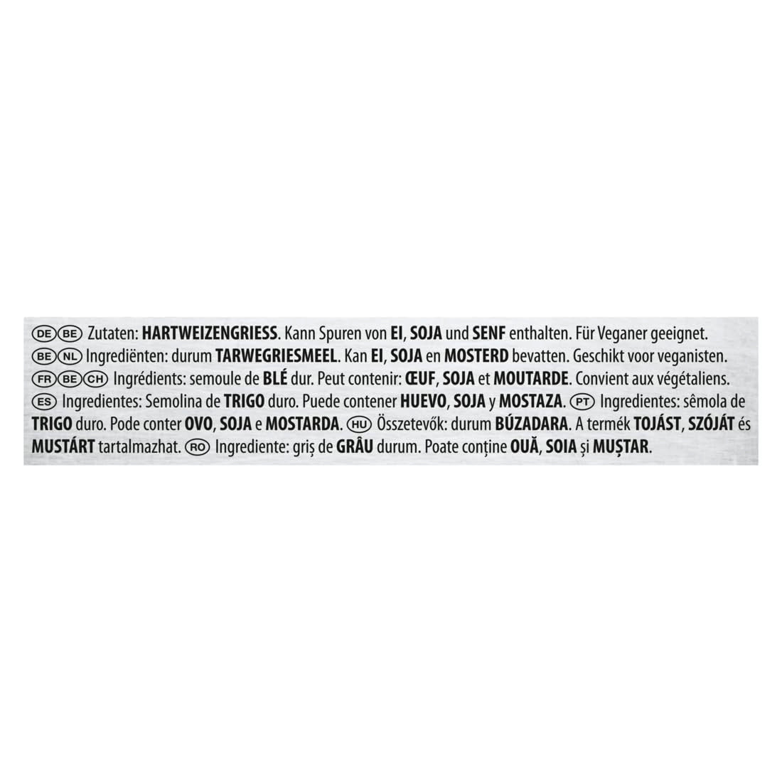 Lasagne Grandi Knorr 1/2 størrelse Gastronorm - bølgede dejplader til pasta - stor pakke, 5000 g