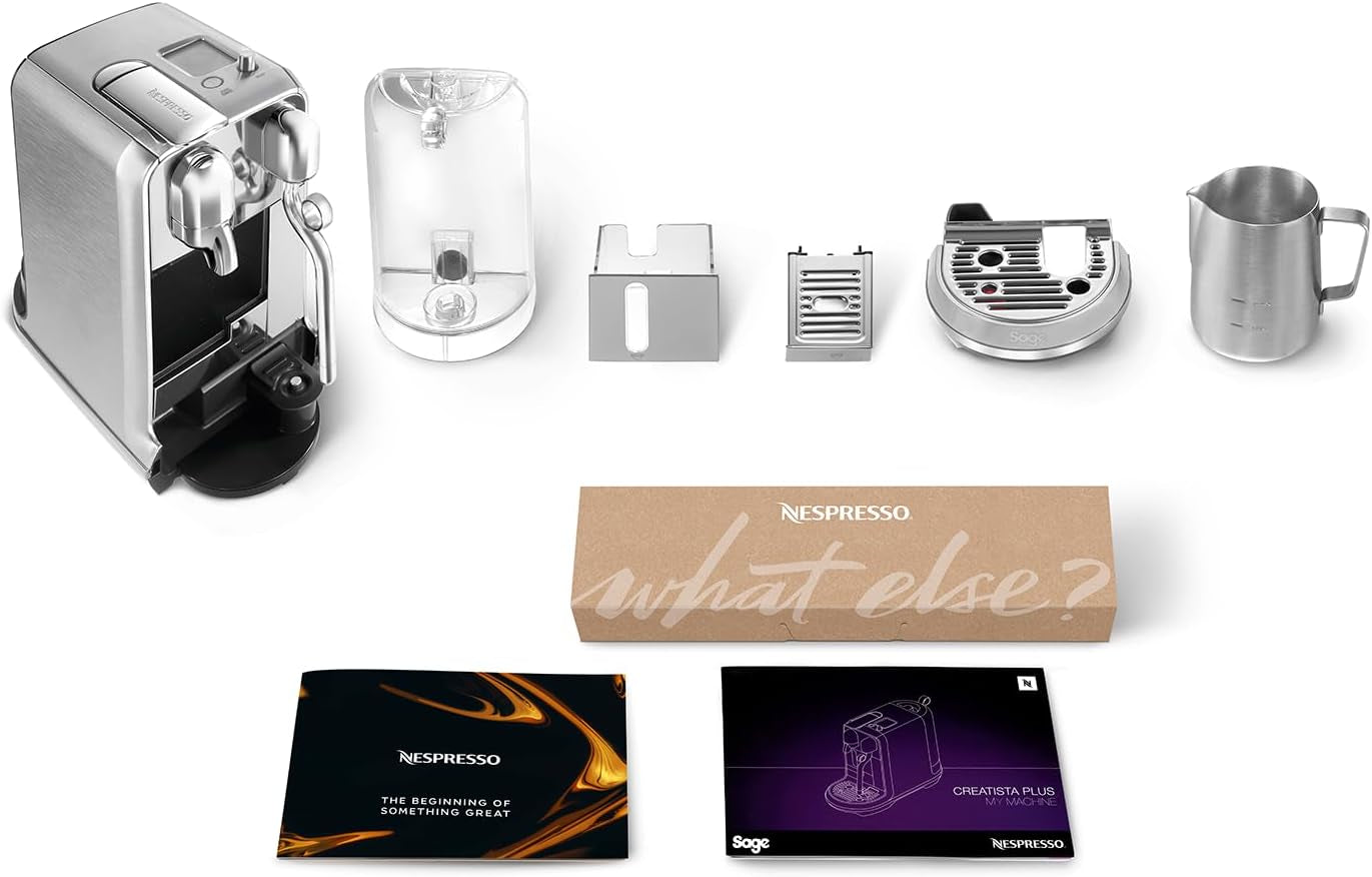 Espressor cu capsule Sage Nespresso SNE800BSS Creatista Plus, oțel inoxidabil periat