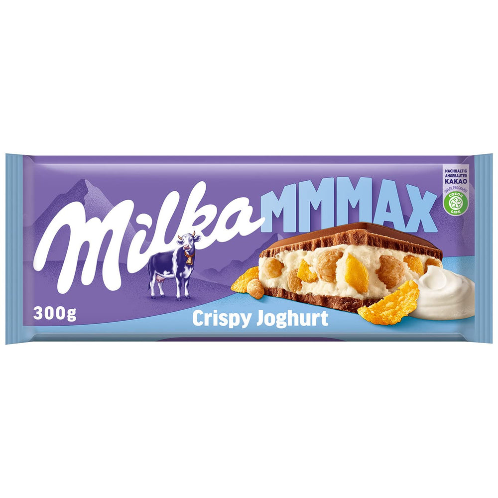 Milka Mmax Triolade – Alpine mælkechokolade med hvid og mørk chokolade – 280g