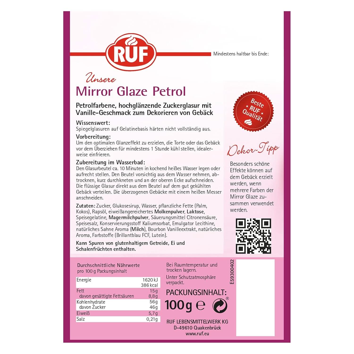 RUF Glazura Oglinda, Gata de utilizare, 100 grame Glazuri si Decor Naty Shop