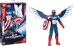 Marvel Studios Captain America Brave New World, Captain America Deluxe Action Figure, 30 cm Action figures Naty Shop