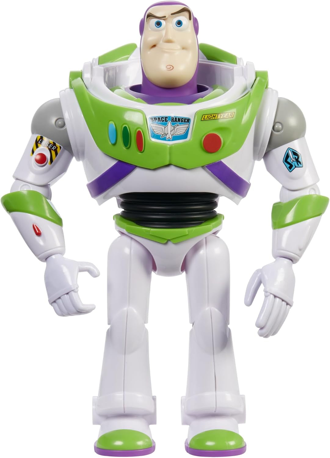 Mattel Big Disney Pixar Buzz Lightyear Action Figure, Aprox. 31 cm, Super Movable, Detailed Collectible Figure From The Toy Story Space Movie, Ages 3+ HFY27 Action figures Naty Shop Buzz Lightyear