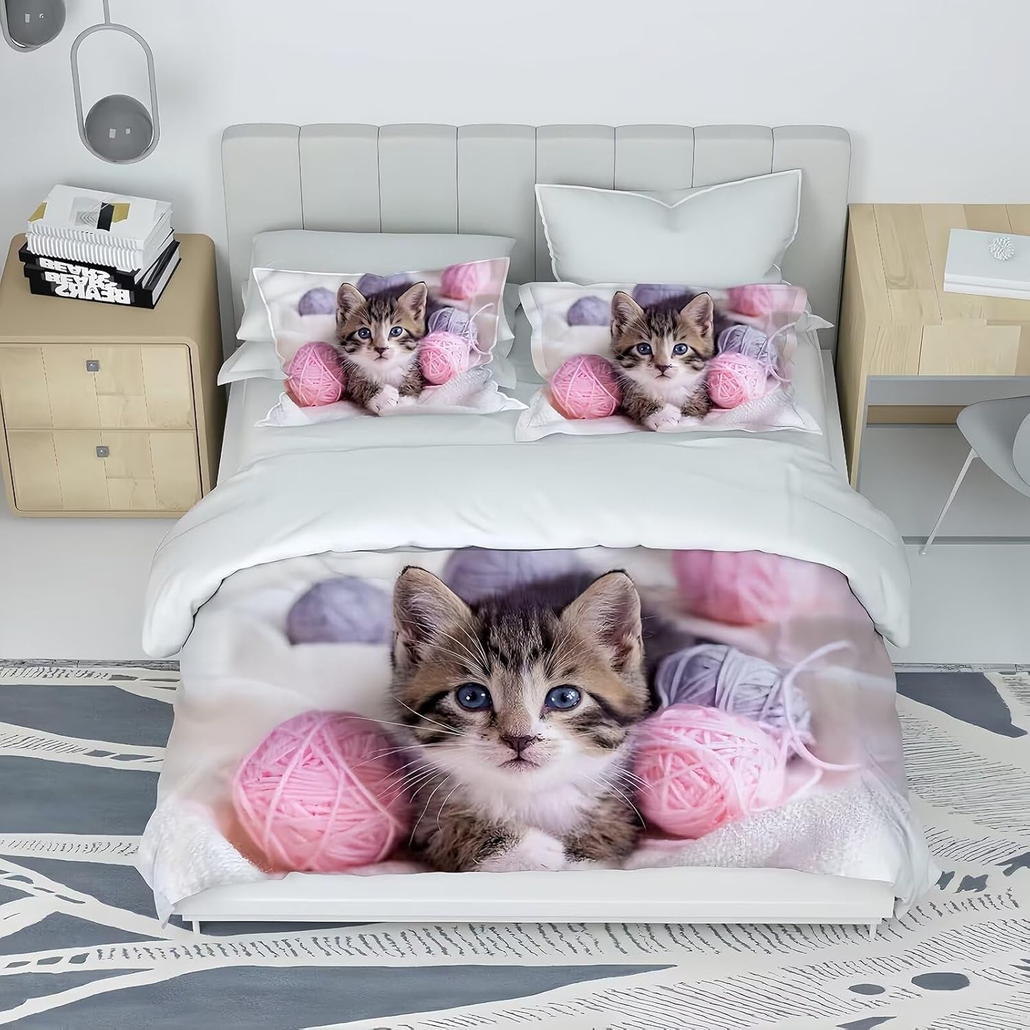 Set lenjerie copii si adolescenti, diverse modele Lenjerie de pat - copii Naty Shop