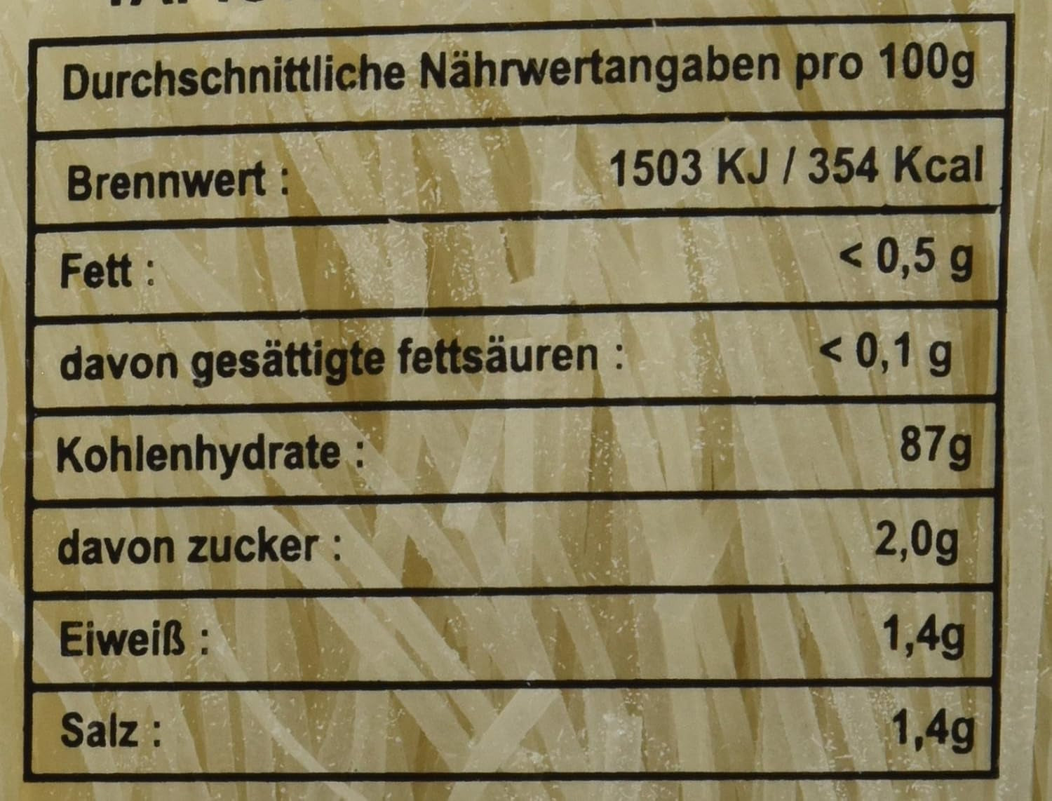 Risnudler med tapioka 2,5 mm (Huû tieáu nam vang) (1 x 400 g)