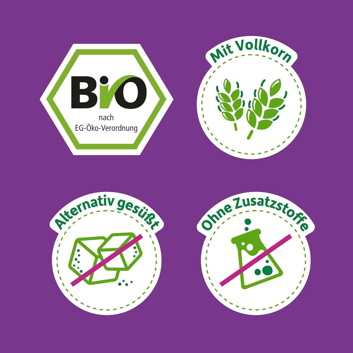 FRECHE FREUNDE Økologisk morgenmadsmüsli Eddas bærsprøde müsliblanding til skolebørn med frysetørrede jordbær Vegansk 6-pak (6 x 280 g)