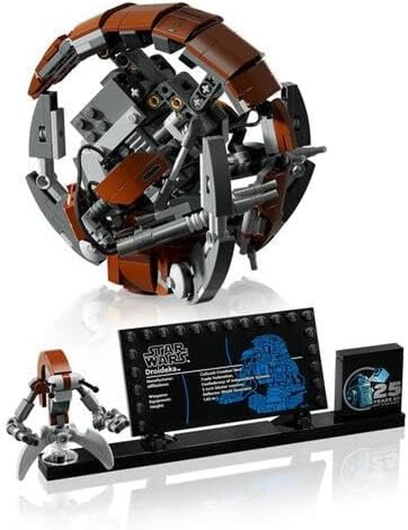 LEGO Star Wars Droideka-sæt, Droid-modelsæt til voksne, skrivebordsindretning, samleobjekt, gaveidé til mænd og kvinder 75381 Byggesæt Besuche den LEGO-Store