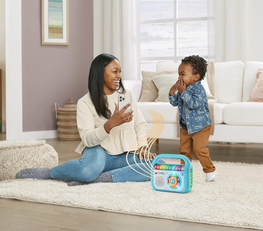 Vtech Baby My first music player - Cu 40 de melodii, Bluetooth și funcție de înregistrare - Pentru copii cu vârsta cuprinsă între 2-5 ani Jucarii Bebe Naty Shop