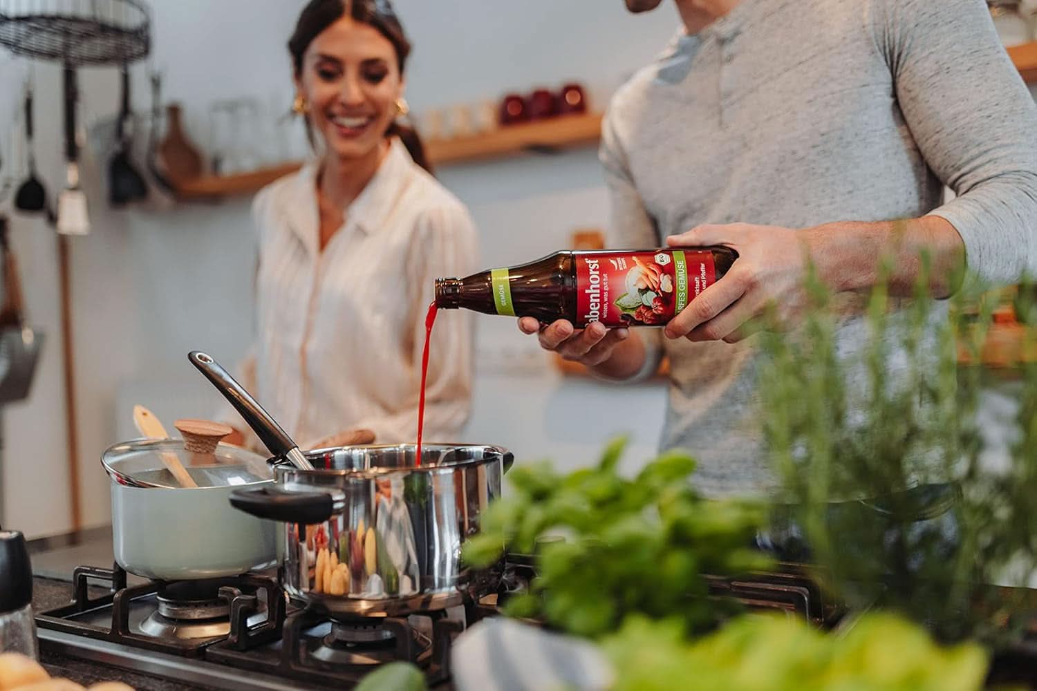 RABENHORST (6 x 700 ml) - Højkvalitets grøntsagsjuice fra forskellige grøntsager med en intens krydret smag Ikke-alkoholiske drikke Naty Shop