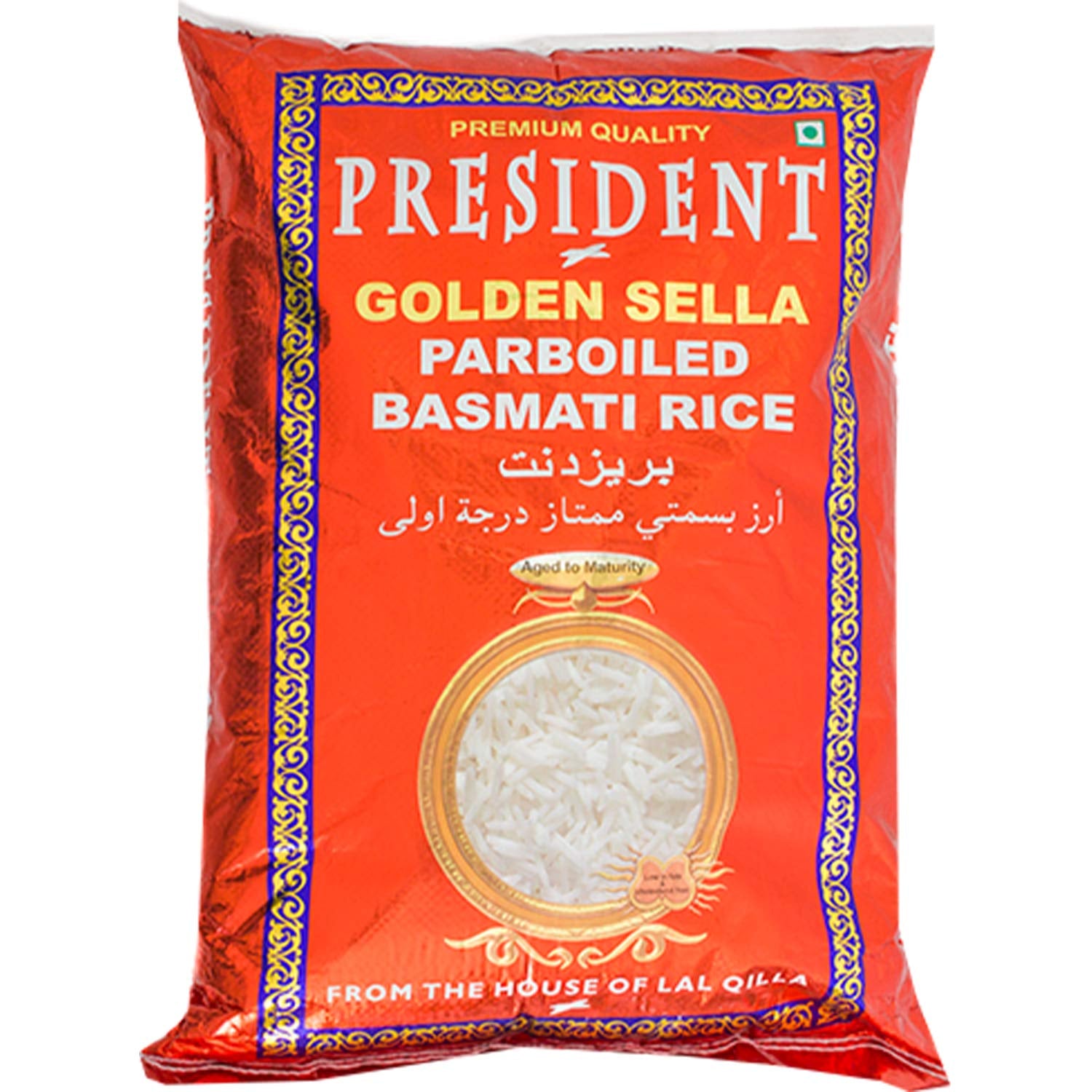 PRESIDENT - Golden Sella Basmati ris, pakke med 20 stk (1 x 20 kg)