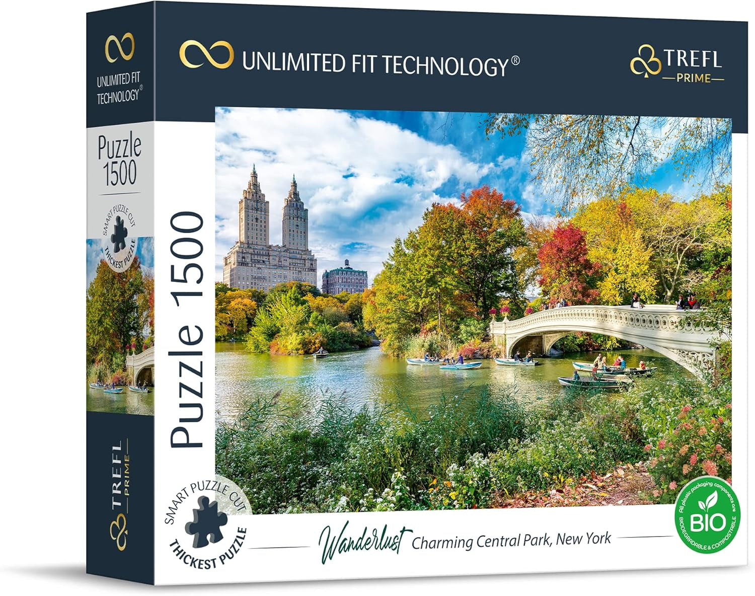 Trefl 26196 1500 elemente, carton cel mai gros, organic, ECO, Italia, apus de soare, divertisment pentru adulți și copii de la 12 ani, Uft-Puzzle Romantic Sunset: Vernazza, Liguria, Italia