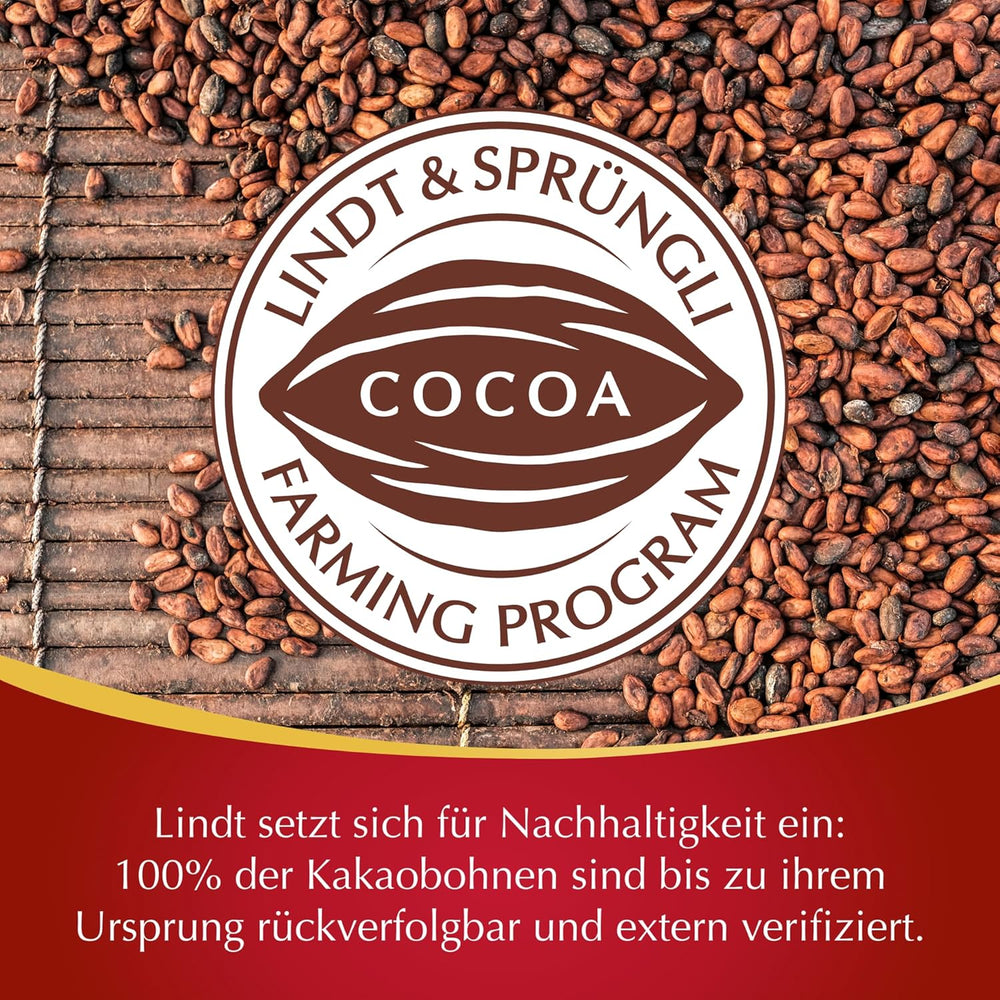 Lindt Chokolade | LINDOR mælkechokoladestænger, Kampagnetilbud | 100 g | 4 LINDOR mælkechokoladebarer med smelte-i-mund-fyld | Chokoladestænger (pakke med 3)