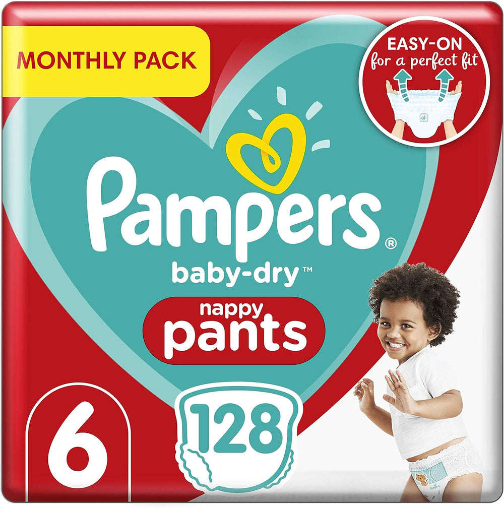 Pampers (gammel version), trusser, str. 4, 9 kg-15 kg, trepakning (1 x 88 bleer)