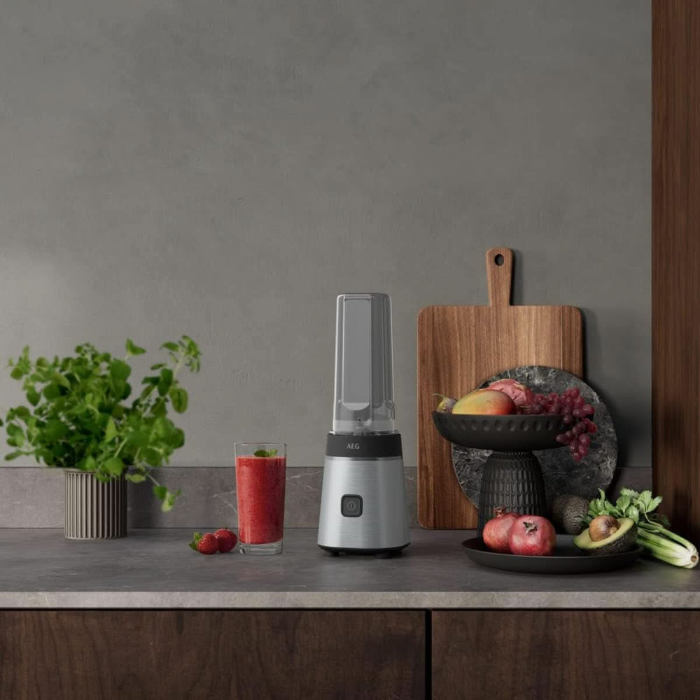 AEG SB3-1-2S Standblender, 300 W, 2 hastighedsniveauer, bærbar kop Mor og barn Naty Shop