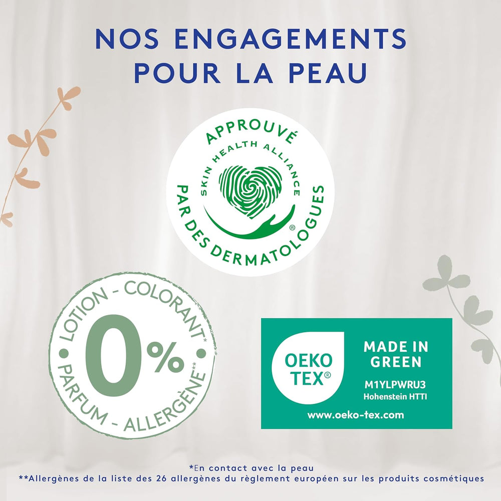 Douceur Naturelle - Trusser, str. 6 (16-26 kg) 1 måneds pakke - 112 trusser