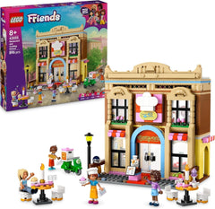 Restaurant și școală de gătit LEGO Friends, set de joacă de rol, jucărie educativă pentru copii de la 8 ani, promovează dezvoltarea socială, cadou de ziua de naștere sau de Crăciun pentru fete 42655 Seturi de constructie Besuche den LEGO-Store Titlu implicit