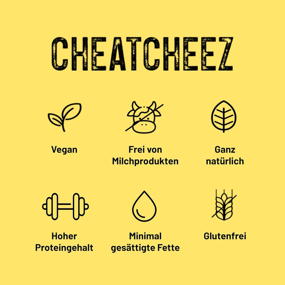 Cultured Foods Veganer Käse Käseersatz Laktosefrei Glutenfrei 2-er sæt Gouda Und Cheddar CHEATCHEEZ