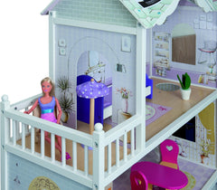 Eichhorn 100002510 lemn, păpușă, casă, vilă, colorat Casute de papusi Naty Shop