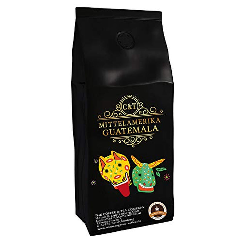 Kaffeespezialität Aus Mittelamerika - Guatemala, Dem Land Der Maya (Ganze Bohne,1000 Gramm) - Länderkaffee - Spitzenkaffee - Säurearm - Schonend Und Frisch Geröstet