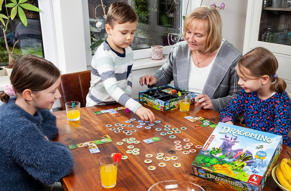 Pegasus Spiele 57111G - Dragomino *Årets børnespil 2021*, Multicolor