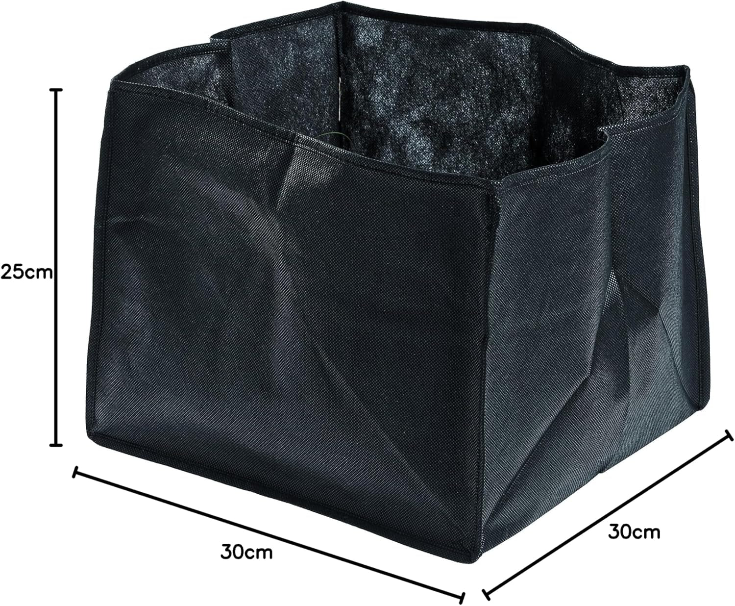 Coș de plantare textil pătrat OASE 51203, capacitate 30,27 l - pentru plante acvatice, plantare în iaz, facilitează pregătirea pentru iarnă, fixare sigură pe fundul iazului