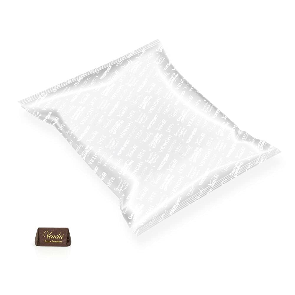 Mørk chokoladepraliner, glutenfri, Extra Venchi Gianduiotti i bulk pakke 1 kg Chokolade slik Naty Shop