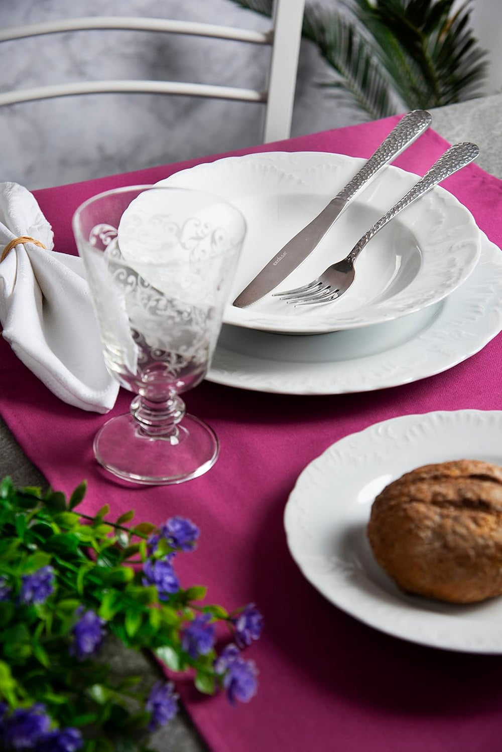 Set de tacâmuri Excelsa, 18 piese, alb