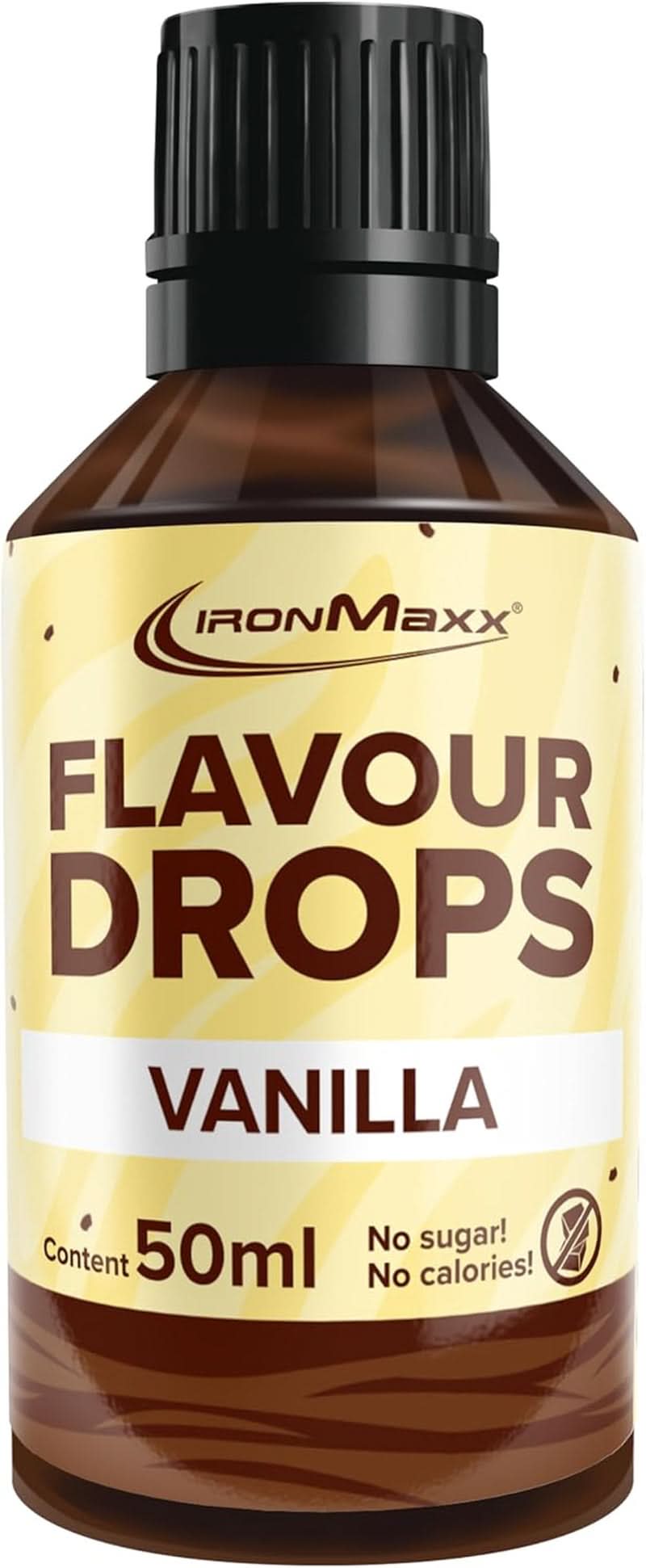 Ironmaxx-smagsdråber - Ingen kalorier og ingen sukker, 50 ml Flavours Naty Shop Vanilla
