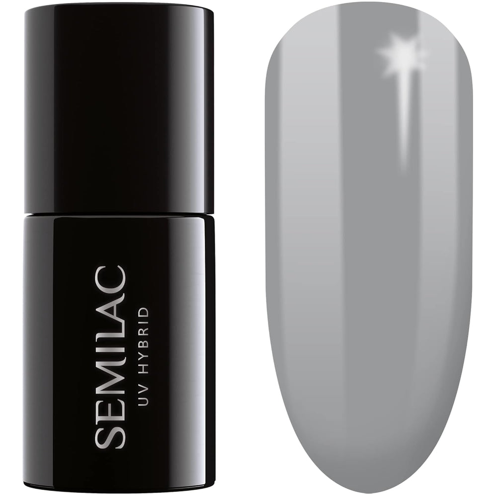 Semilac UV Nagellack Hybrid 404 Black Beans Muffin 7ml Kollektion Tastes of Fall