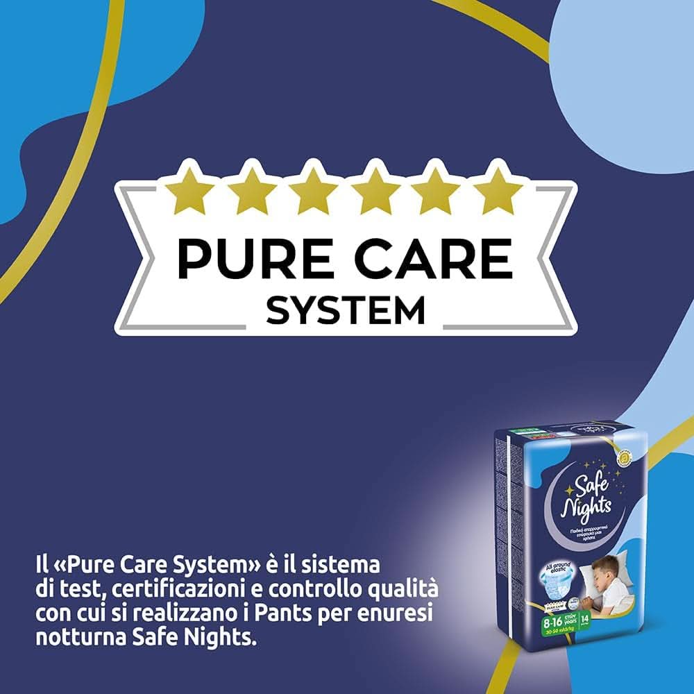 Safe Nights Boy, bleer til natten, forskellige størrelser Mother and Child Naty Shop