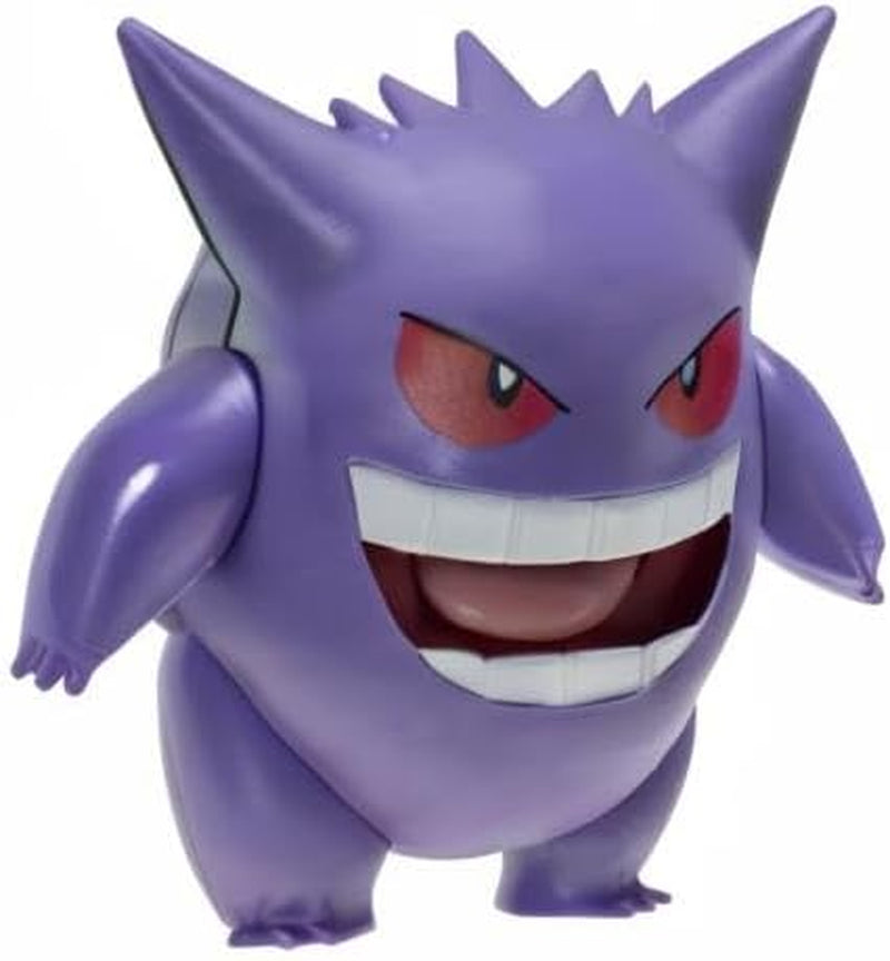 Pokémon PKW0359 - Battle Feature Figur - Gengar Officiel Movable Figur 11,5 cm Action figurer Naty Shop