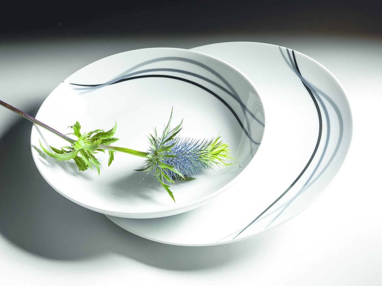 Set de veselă combinat Mäser, porțelan TAJO, alb, 40 x 60 x 40 cm