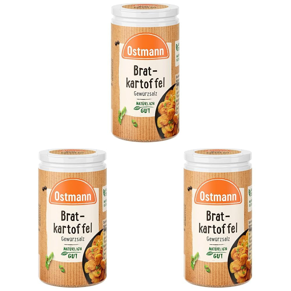Ostmann Gewürze - Bratkartoffel Gewürzsalz | Pikant-salziges Gewürz für Kartoffelgerichte | 60 g i Der Streudose