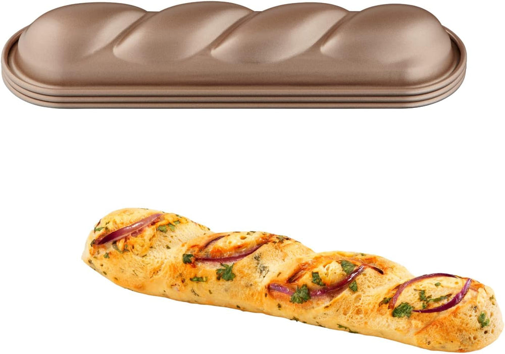 Tefal Creabake Muffins Creabake Backformen, 7,5 Cm, Antihaftbeschichtung, Stapelbares System, Kreative Rezepte Für Süßigkeiten Und Salade, Einfaches Backen, Eisenfarben Forme og bakker til bagning Naty Shop 3 X Zopfformen