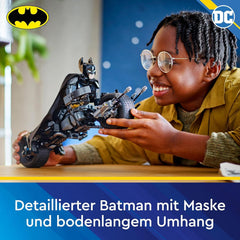 LEGO DC Batman: Batman byggeklodser med batpod, superhelte filmlegetøj, eventyrlegesæt til børn, gave til drenge og piger 76273 byggesæt Besuche den LEGO-Store