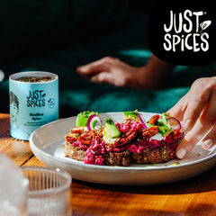 Just Spices Stullen Spice I Würze belegte Brote med 13 leckeren Ingrediens i en Gewürzmix I Gewürzdose, 50 g