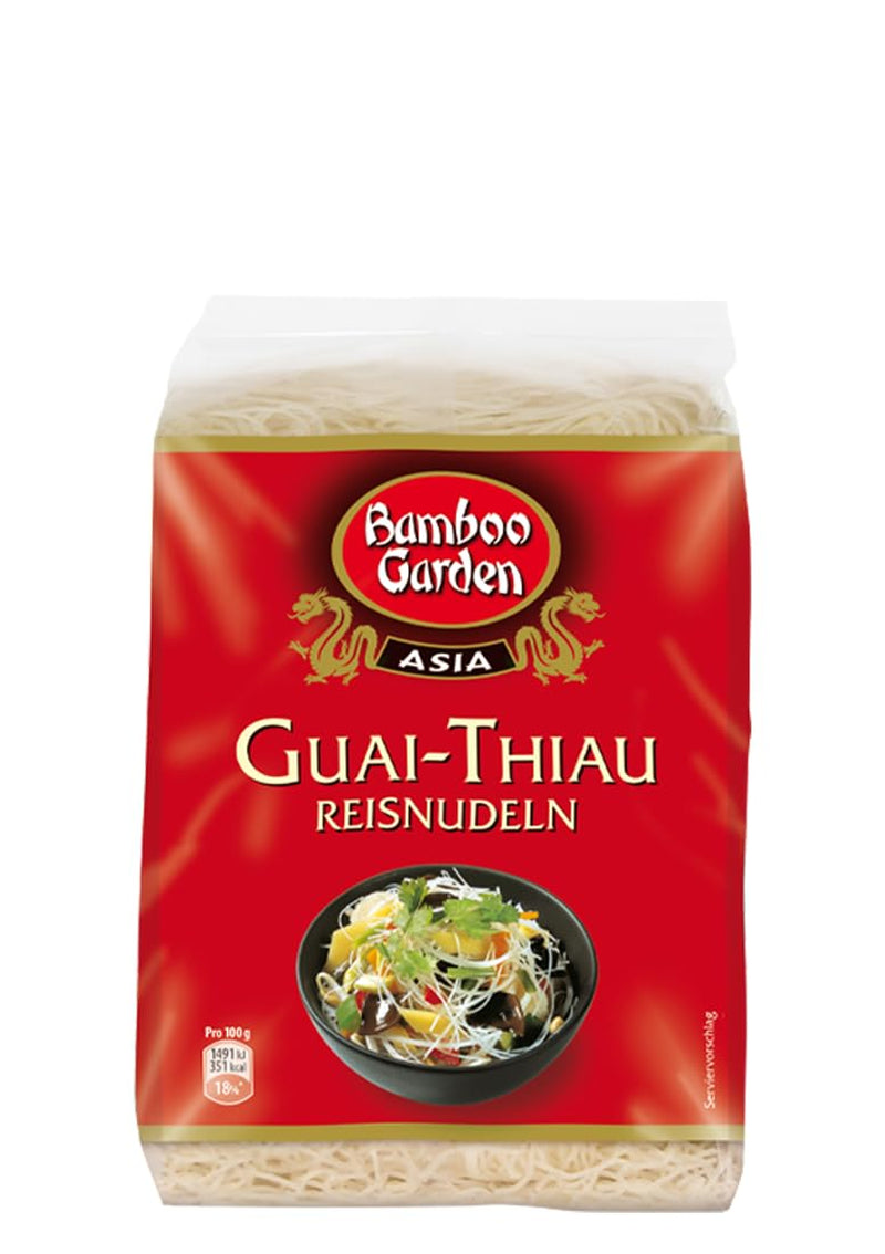 Bamboo Garden Guai Thiau risnudler, 250 g (emballagedesign kan variere)