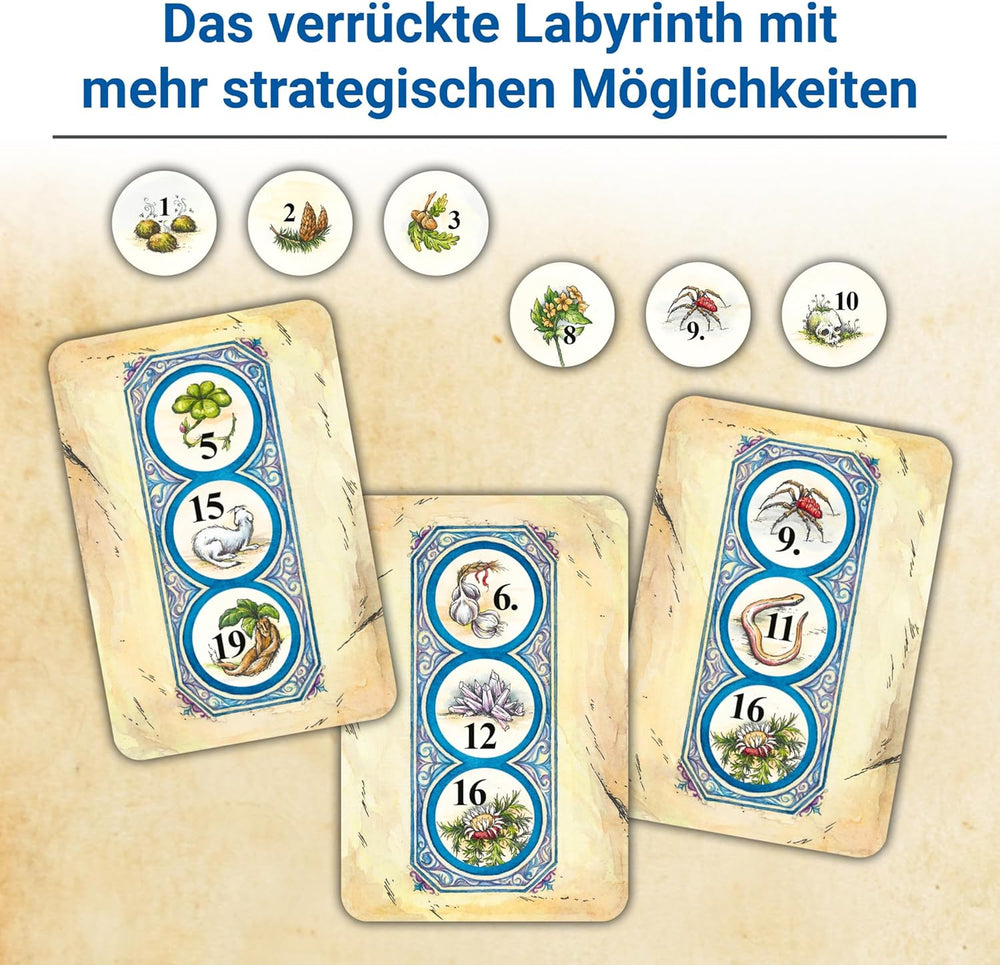 Ravensburger 22474 Maze Masters - Masterversionen af ​​den skøre labyrint for 2-4 spillere fra 9 år og opefter
