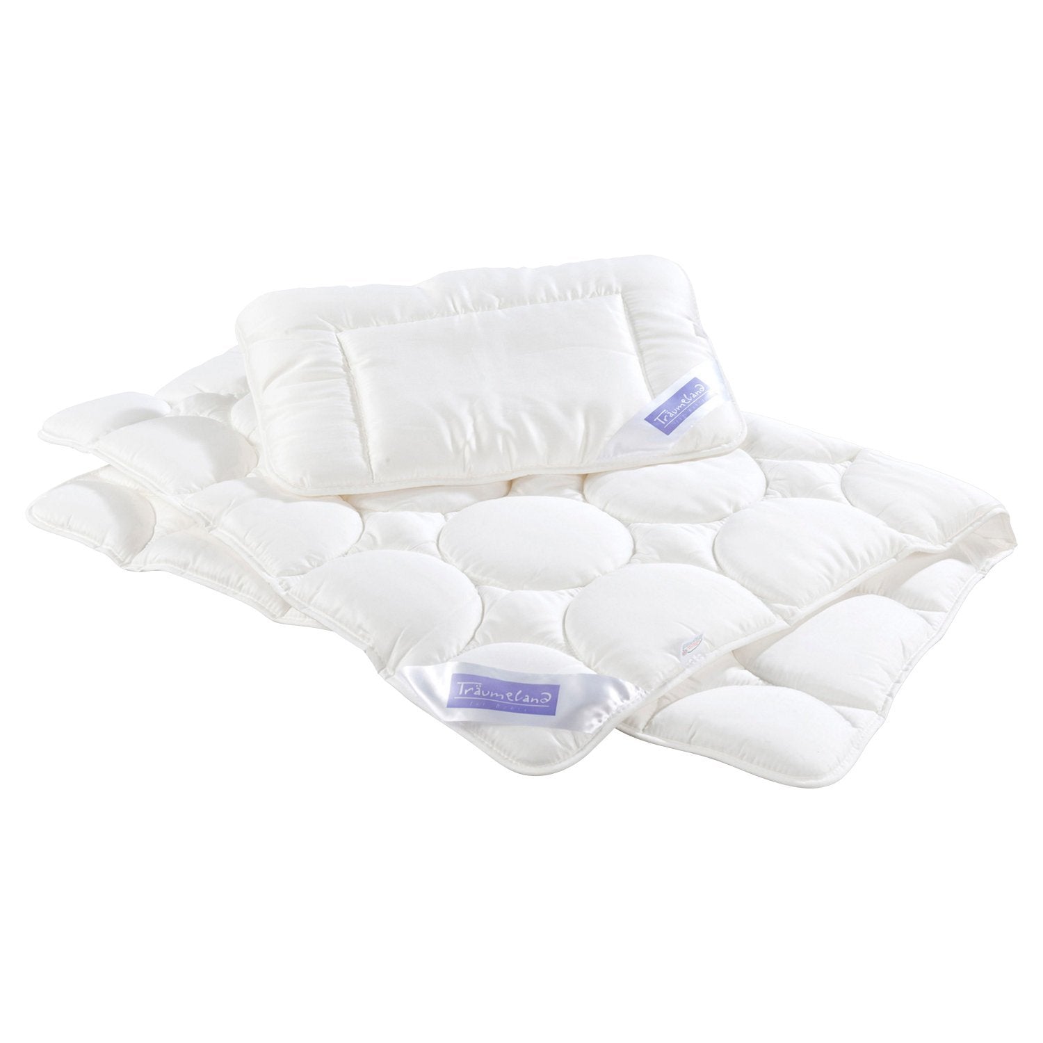 Dreumeland set plapuma Tencel, dimensiune 80 X 80 Cm + 35 X 40 Cm Plapumi si pilote Naty Shop Titlu implicit