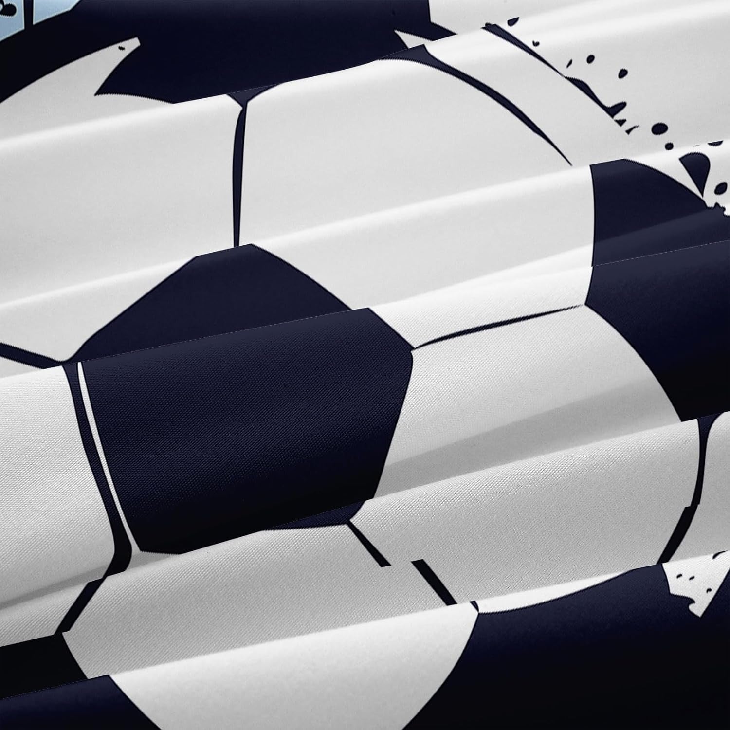 Lenjerie de pat pentru baieti, fotbal, poliester microfibra Lenjerie de pat - copii Naty Shop