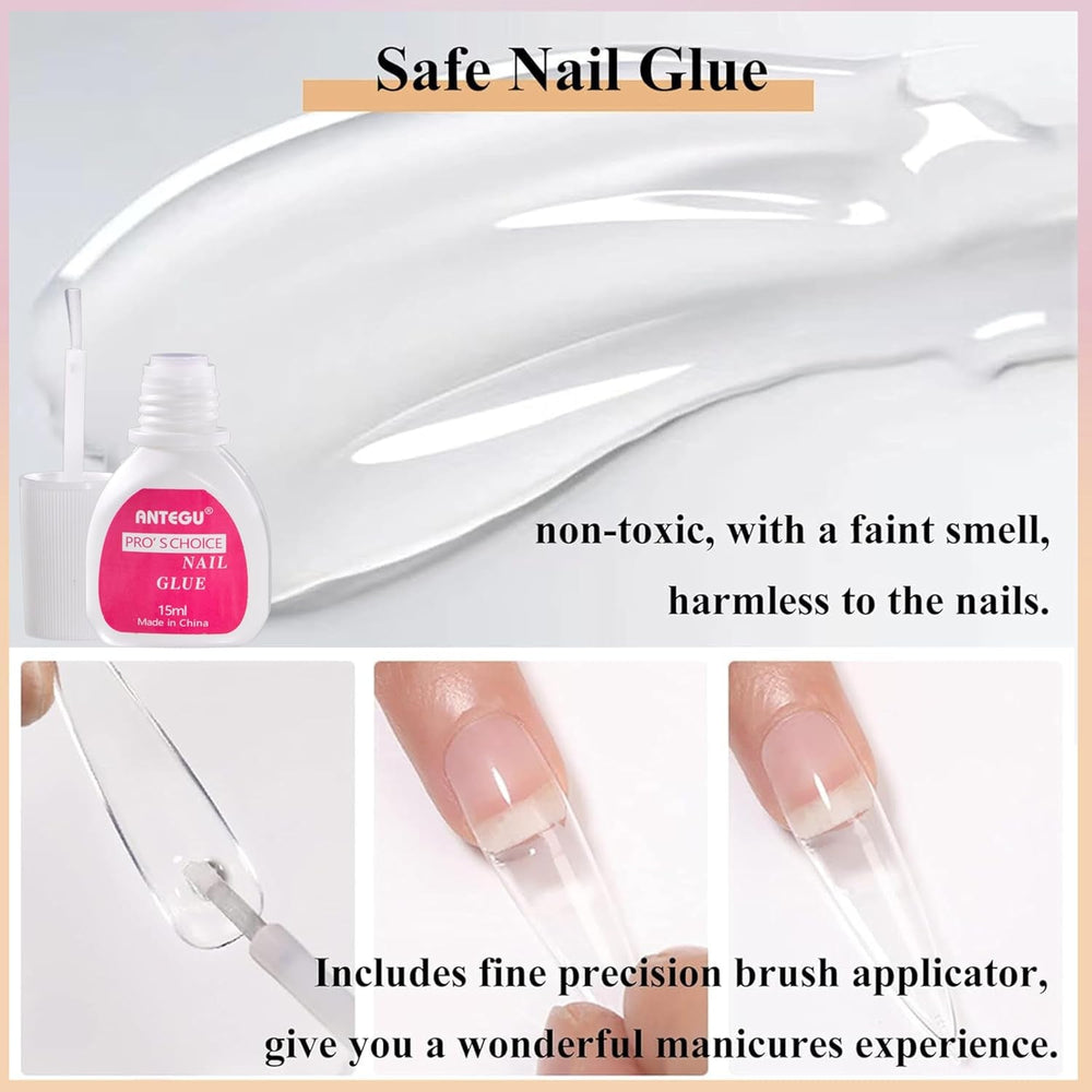 Set unghii false balerină - 240 bucăți unghii false roz liliac delicat, unghii false cu acoperire completă pentru lipire, set vârfuri unghii false pentru manichiură și artă unghii pentru femei și fete (roz lavandă)