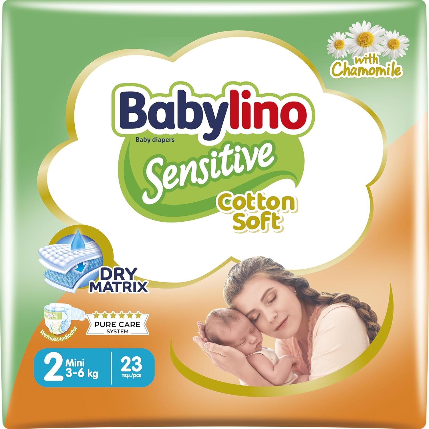 Babybleer Sensitive str. 4, Maxi (8-13 kg), 20 stk