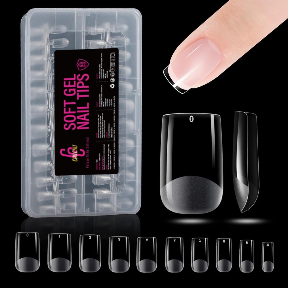504 bucăți Tipuri de unghii Gel Ballerina Medium: Tipuri de unghii pentru unghii cu gel Unghii false din PMMA Extensii de unghii, unghii artificiale, 12 mărimi