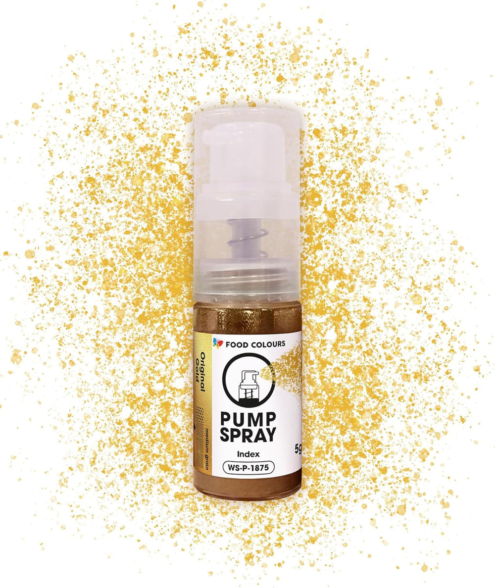 Spray alimentar cu sclipici comestibil NOUĂ pompă SILVER SHIMMERING 5G cu pudră metalică pentru decorarea rapidă și eficientă a prăjiturilor, cremelor, jeleurilor, pralinelor, decorațiunilor din ciocolată și zahăr