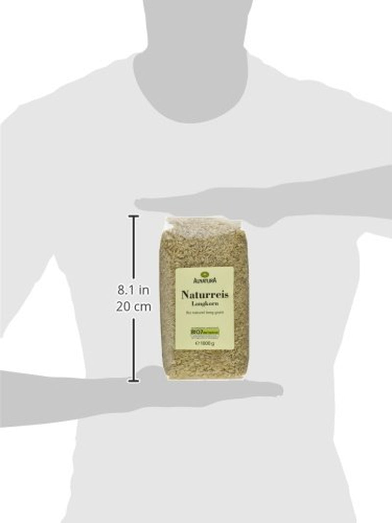 Økologisk langkornet brun ris pakke med 6 (6 x 1 kg)
