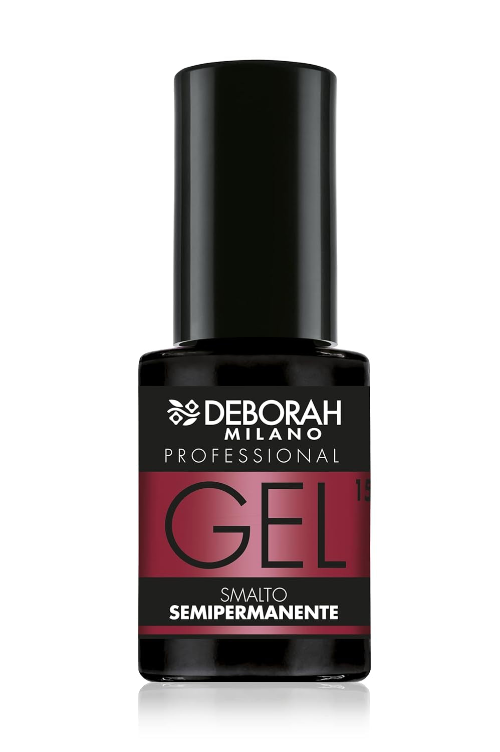 Milano Professional semi-permanent neglelak, nr. 21 Bourgogne, volumengivende effekt, langtidsholdbar, til intense og blanke negle, 4,5 ml