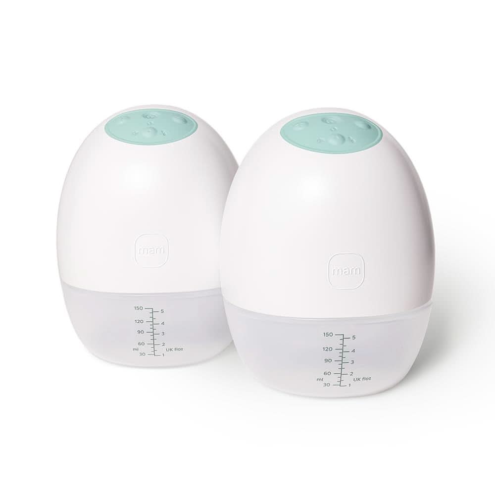 MAM Move Dobbelt brystpumpe, bærbar, 3 driftstilstande og 5 intensitetsniveauer Tilbehør Mad og amning Bebe Naty Shop