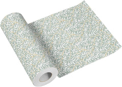 PAW - Airlaid Table Runner (40 Cm X 24 M) I Decorațiuni de masă pentru comuniune, confirmare, nuntă, aniversare, petrecere în grădină, botez I Decorațiuni de masă Panglică de masă elegantă - Willow Branch I Willow Branch