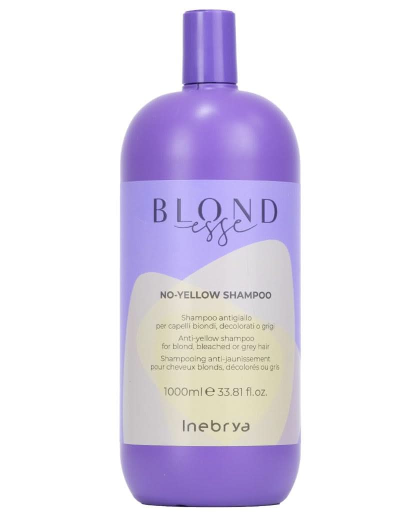 Inebrya BLONDesse No-Yellow Shampoo, 1000 ml Brusebad og bad Naty Shop