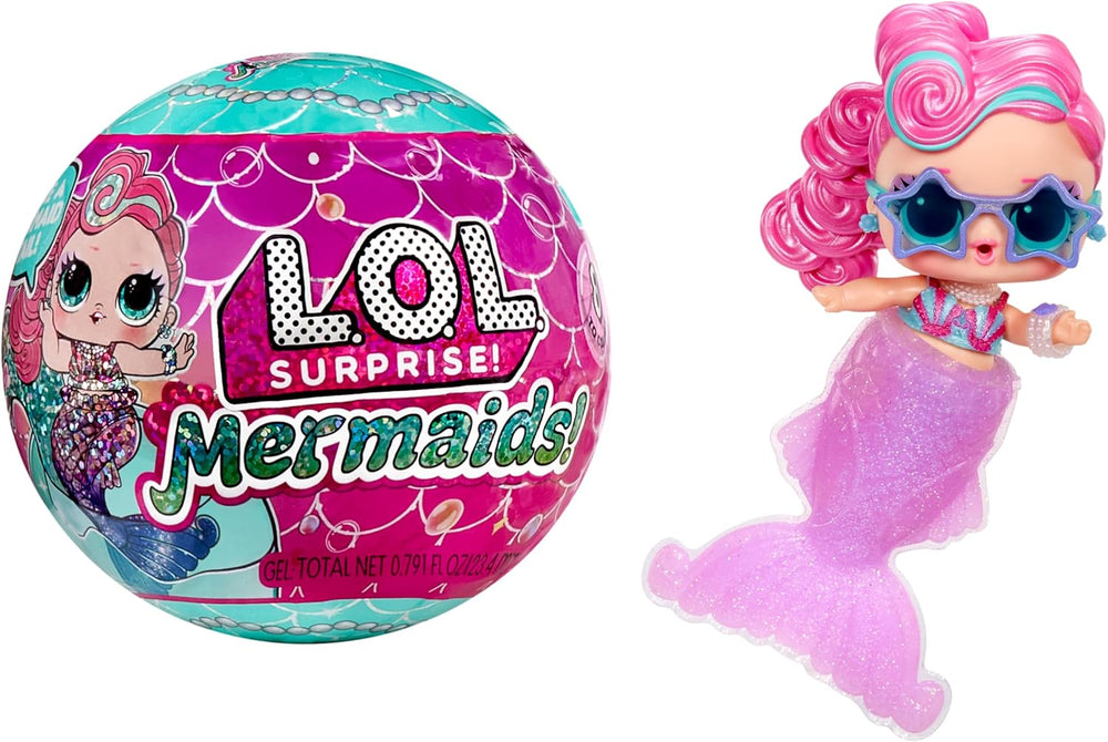 L.O.L. Surprise! Mermaids Tots - Mode-Minipuppen mit Farbwechselnden Schwänzen - Geeignet für Sammler, Mädchen und Jungen ab 4 Jahren